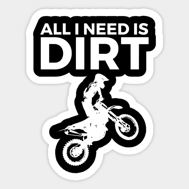 Dirt Bike Sticker by bakubakoh